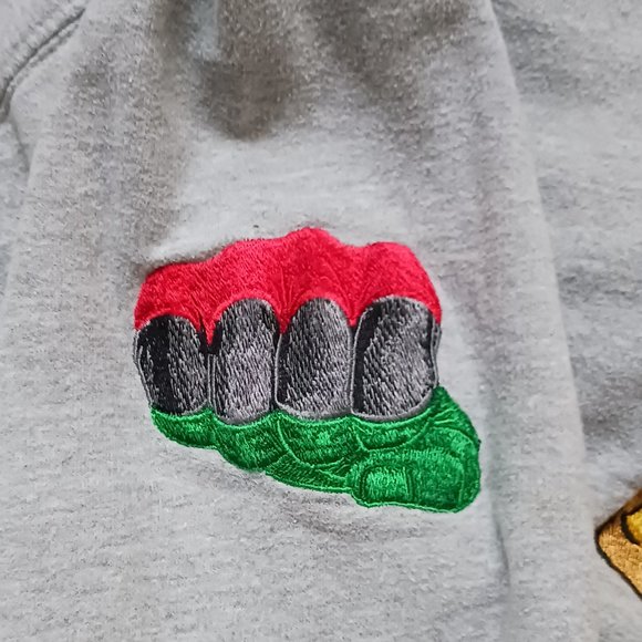 Mens Sweatshirt Jersey All Things Apparel Leo the Lion Crew Talha USA Size XL - Picture 5 of 5